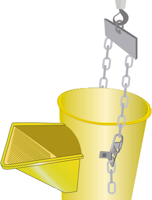 Accesoire pour les goulottes a chantier ITM