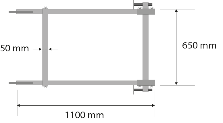 Grosor de las piezas: 40mm